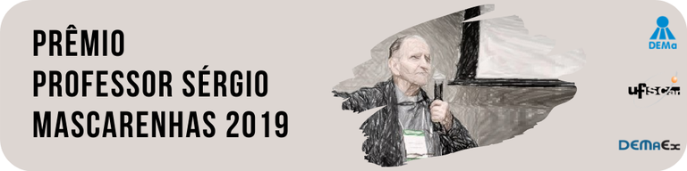 Prêmio Professor Sérgio Mascarenhas 2019 Prêmio Professor Sérgio Mascarenhas 2019