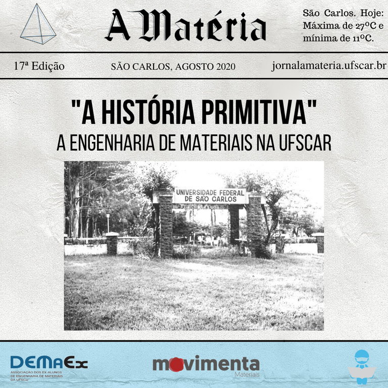 “A história primitiva”: Engenharia de Materiais na UFSCar
